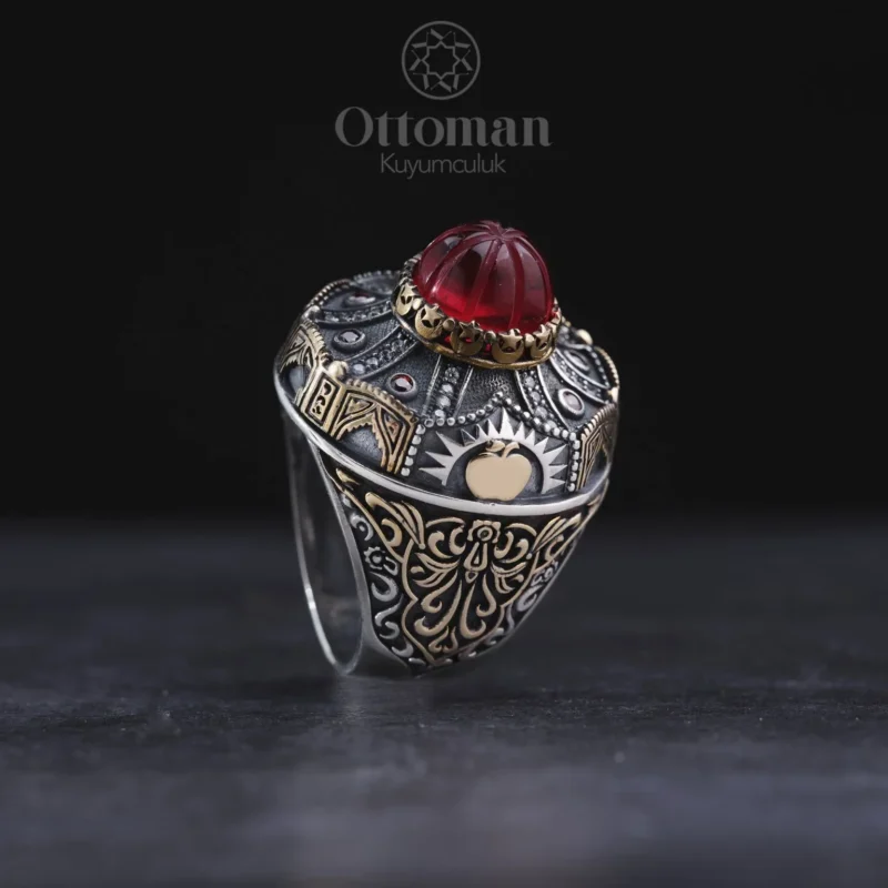 Otağ Model Gümüş Erkek Yüzük