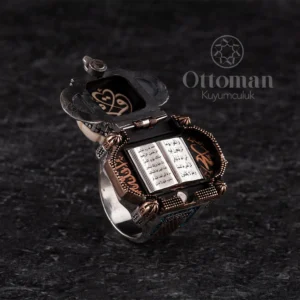 Ottoman İkra Camii Model Gümüş Erkek Yüzük