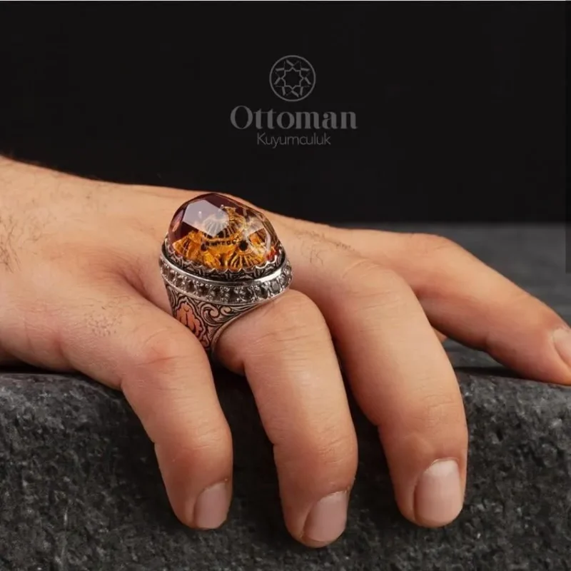 Ayasofya Camii Model Gümüş Erkek Yüzük