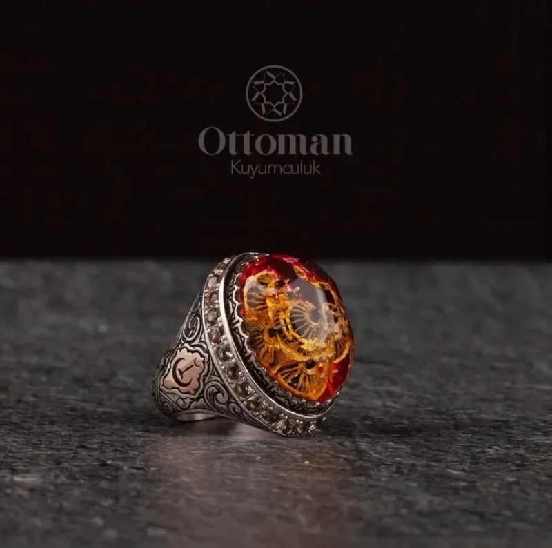 Ayasofya Camii Model Gümüş Erkek Yüzük