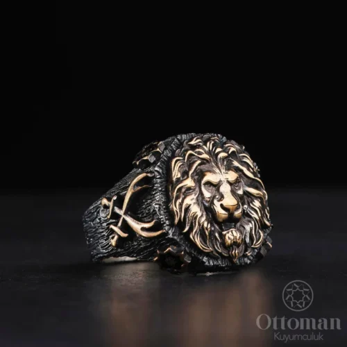 Allahın Aslanı Hz Ali̇ Gümüş Yüzük