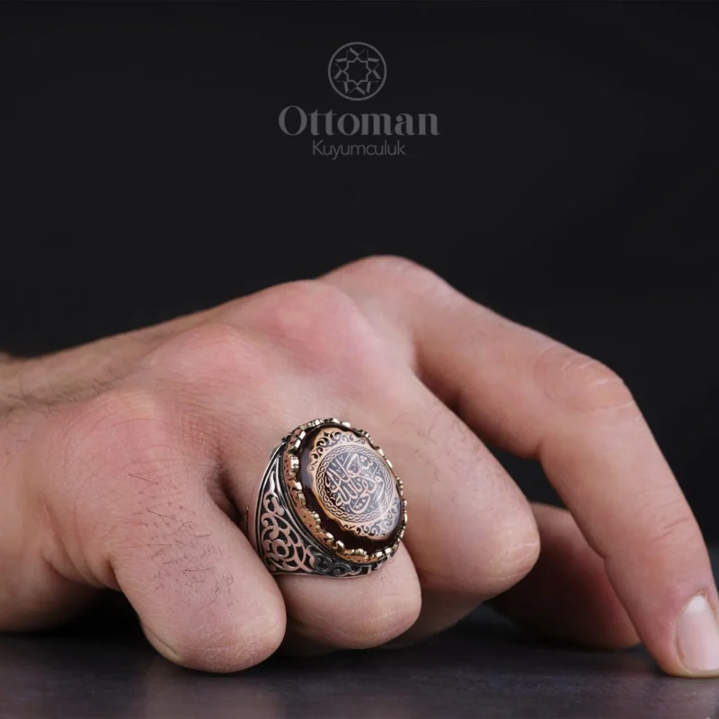 Özel Tasarım Gümüş Erkek Yüzük