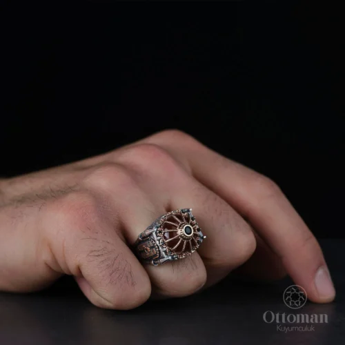 Camii Model Gümüş Erkek Yüzük