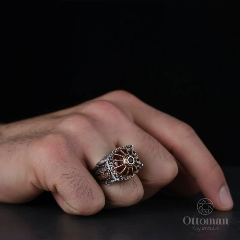 Camii Model Gümüş Erkek Yüzük