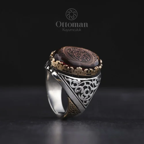 Özel Tasarım Gümüş Erkek Yüzük