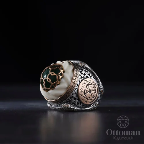 Kafes Sarık Gümüş Erkek Yüzük