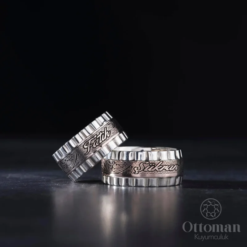 ozel-tasarim-rolex-gumus-cift-alyans--a41e9 Özel Tasarım RL Gümüş Çi̇ft Alyans