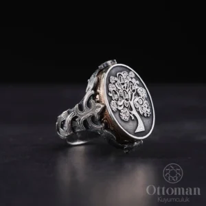 Özel Tasarım Soy Ağacı İsi̇mli̇ Yüzük