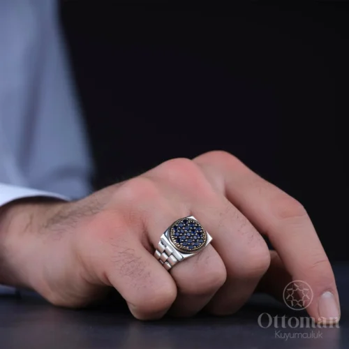 rolex-tasarim-gumus-yuzuk--29d4f RL Tasarım Gümüş Erkek Yüzük