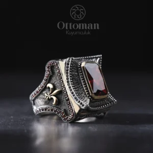 Şah Model Gümüş Erkek Yüzük