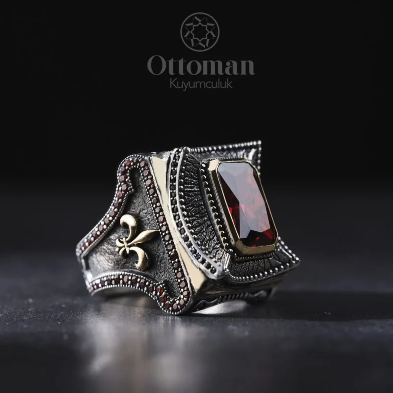 Şah Model Gümüş Erkek Yüzük