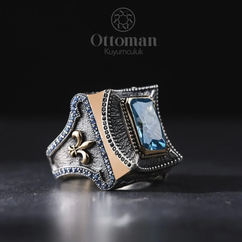 Şah Model Gümüş Erkek Yüzük