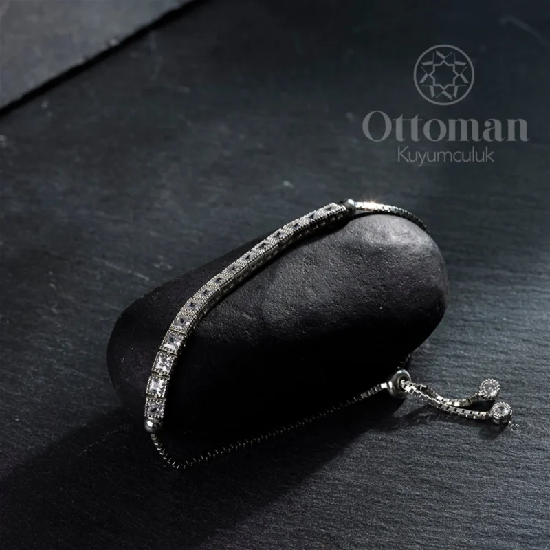 Su Yolu Model Gümüş Kadın Bileklik