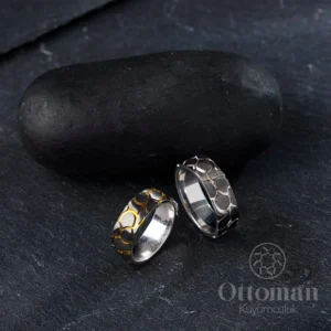 tas-desenli-21d5b2 Taş Desenli Gümüş Alyans Set