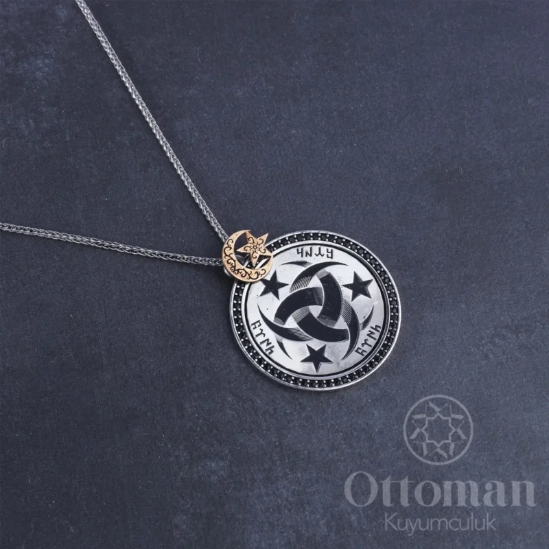 tesk-l-t-i-mahs-sa-madalyon--4e3f- Teşkilat-ı Mahsusa Madalyon Gümüş Erkek Kolye
