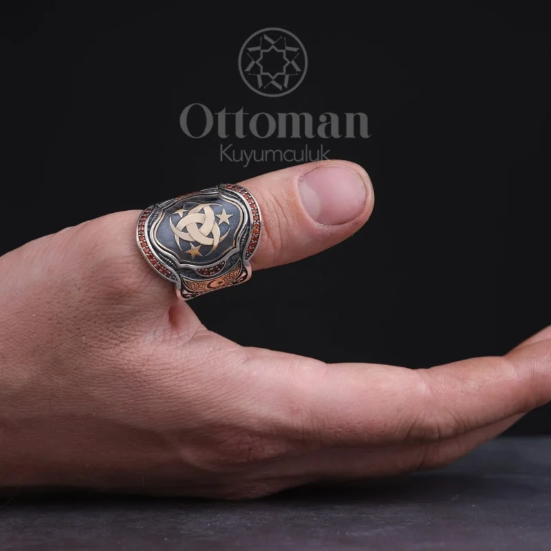 Teşkilatı Mahsusa Zihgir Model Gümüş Erkek Yüzük