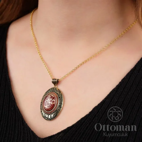 Vav Aşk Yeni Model Gümüş Kadın Kolye