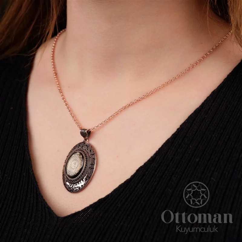 Vav İnşirah Model Gümüş Kadın Kolye