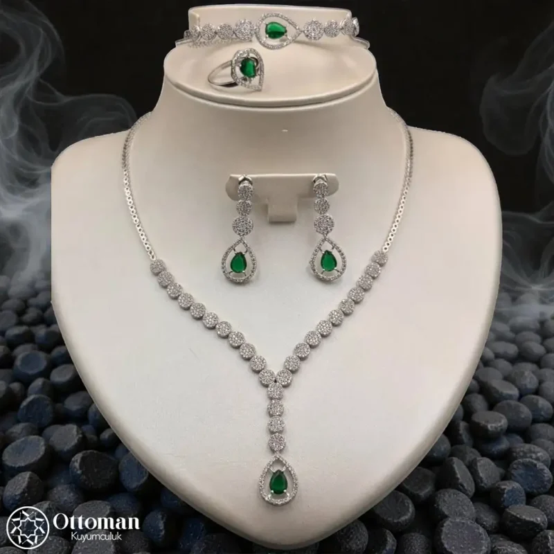 925 Ayar Gümüş Gerdanlık Set