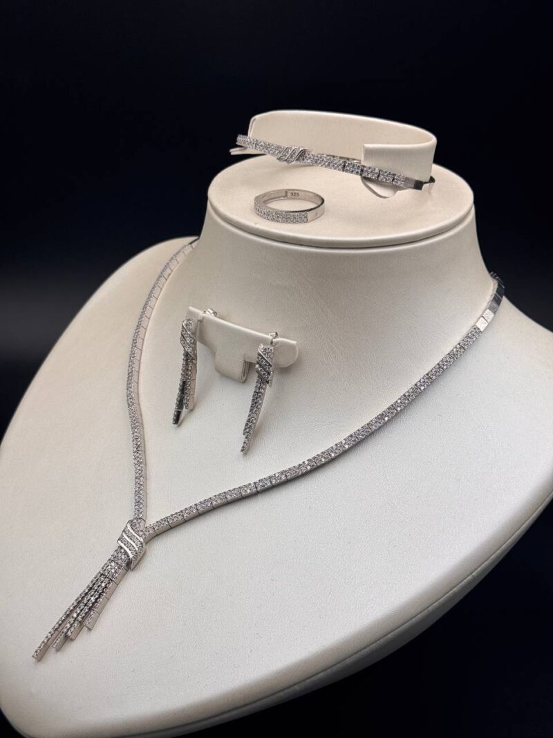 925 Ayar Gümüş Gerdanlık Set