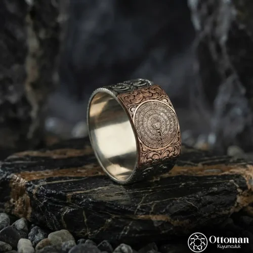 Kişiye Özel Koruyucu Dualı Gümüş Erkek Yüzük