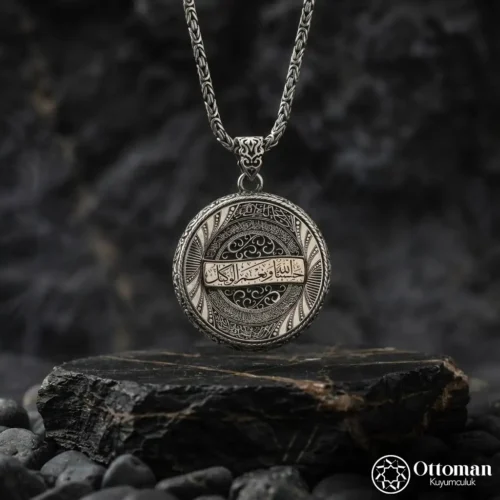 Kişiye Özel Dönmeli İsimli Gümüş Kolye