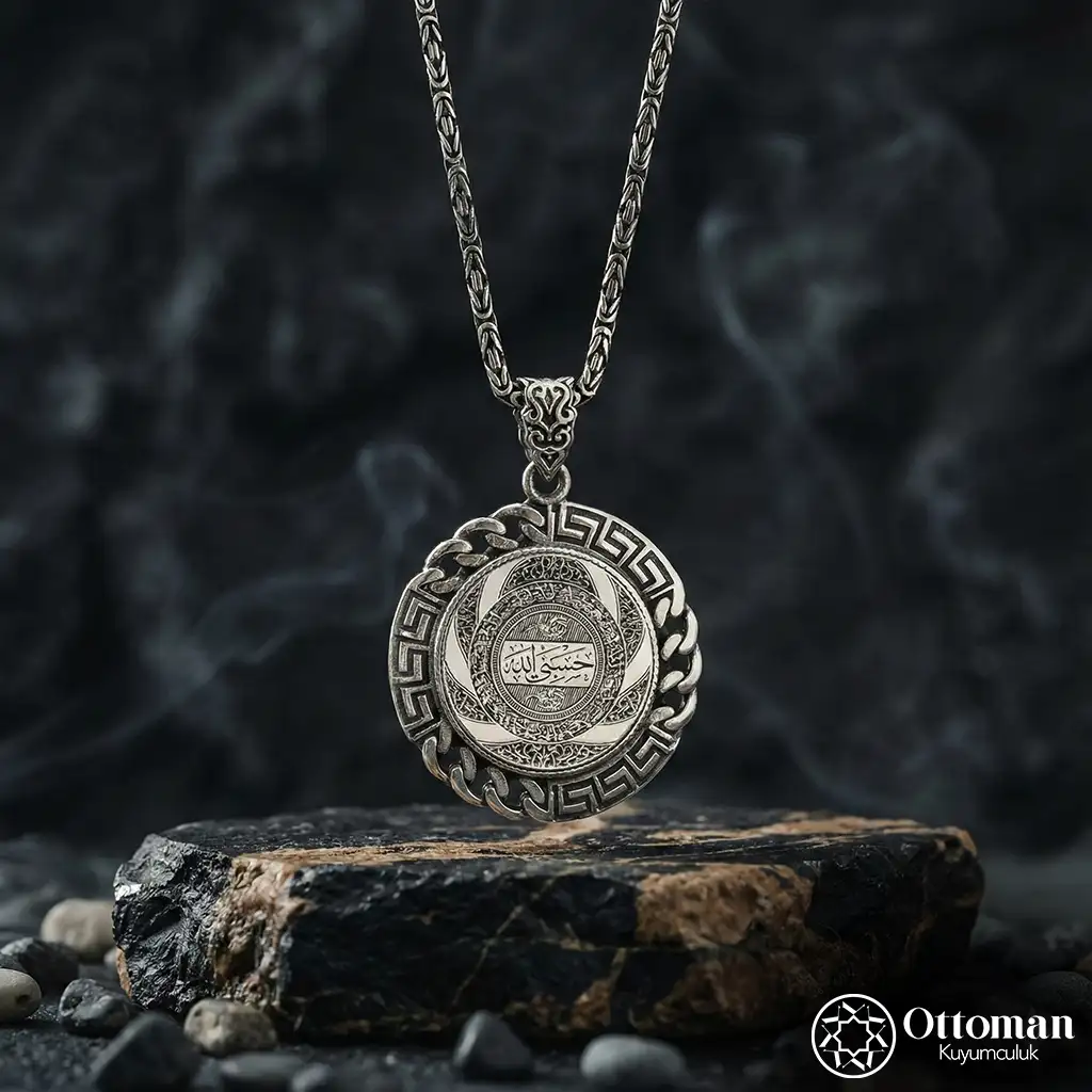 Personalized Love En Elegant Hali Photo Silver Necklace