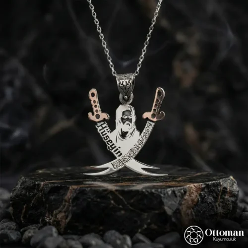 Zülfikar Gümüş Erkek Kolye