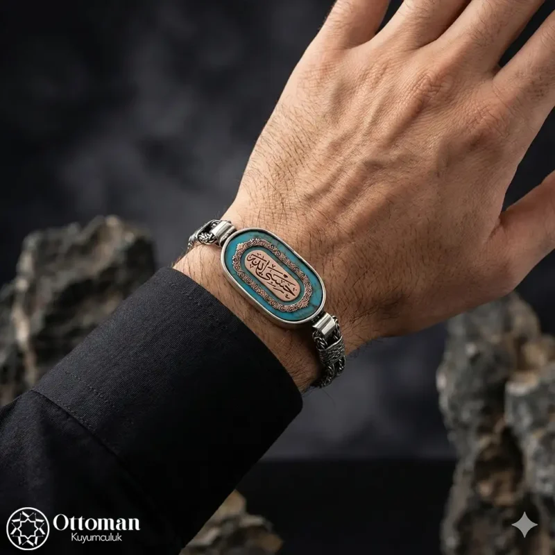 Hasbiyallah Üçlü Gümüş Set