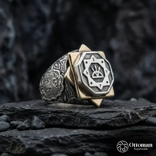 Oğuz Kağan Mührü Gümüş Yüzük
