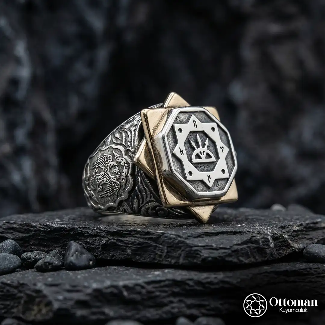 Oğuz Kağan Mührü Silver Ring