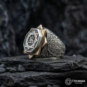 Oğuz Kağan Mührü Gümüş Yüzük