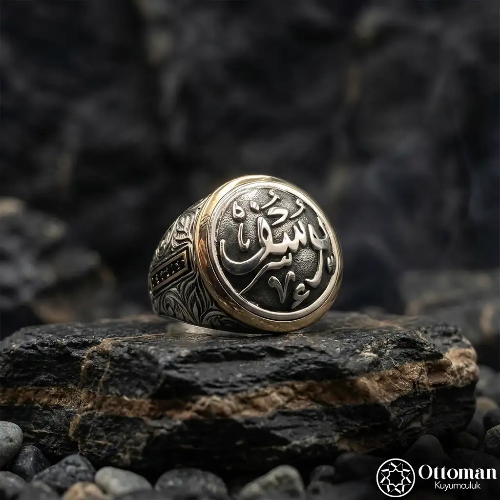 Adınıza Special Arapça Silver Ring