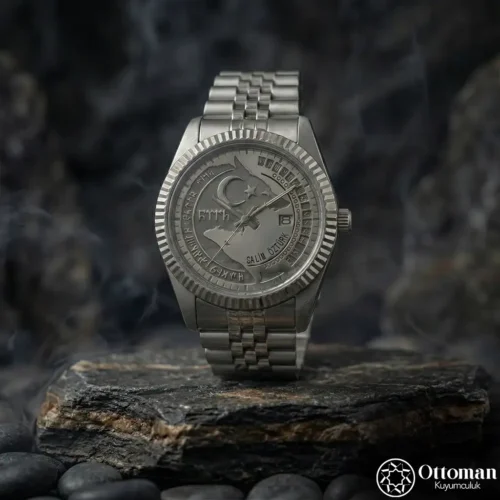 Bozkurt Gümüş Kadranlı Erkek Kol Saati