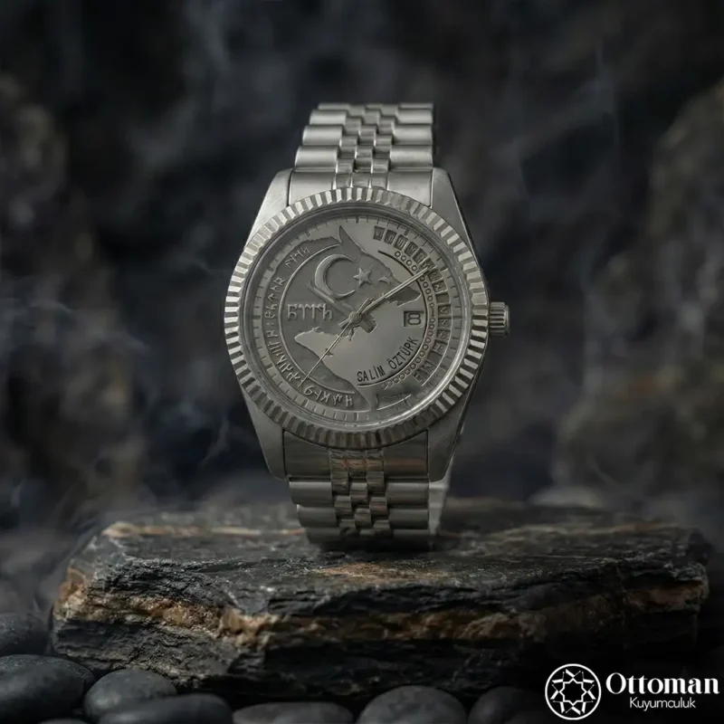 Bozkurt Gümüş Kadranlı Erkek Kol Saati