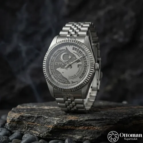 Bozkurt Gümüş Kadranlı Kadın Kol Saati