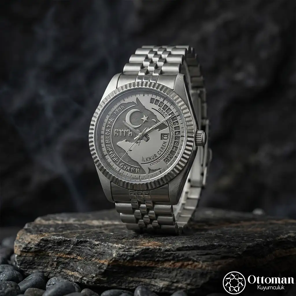 Grey Wolf Silver Dial Women's Wristwatch