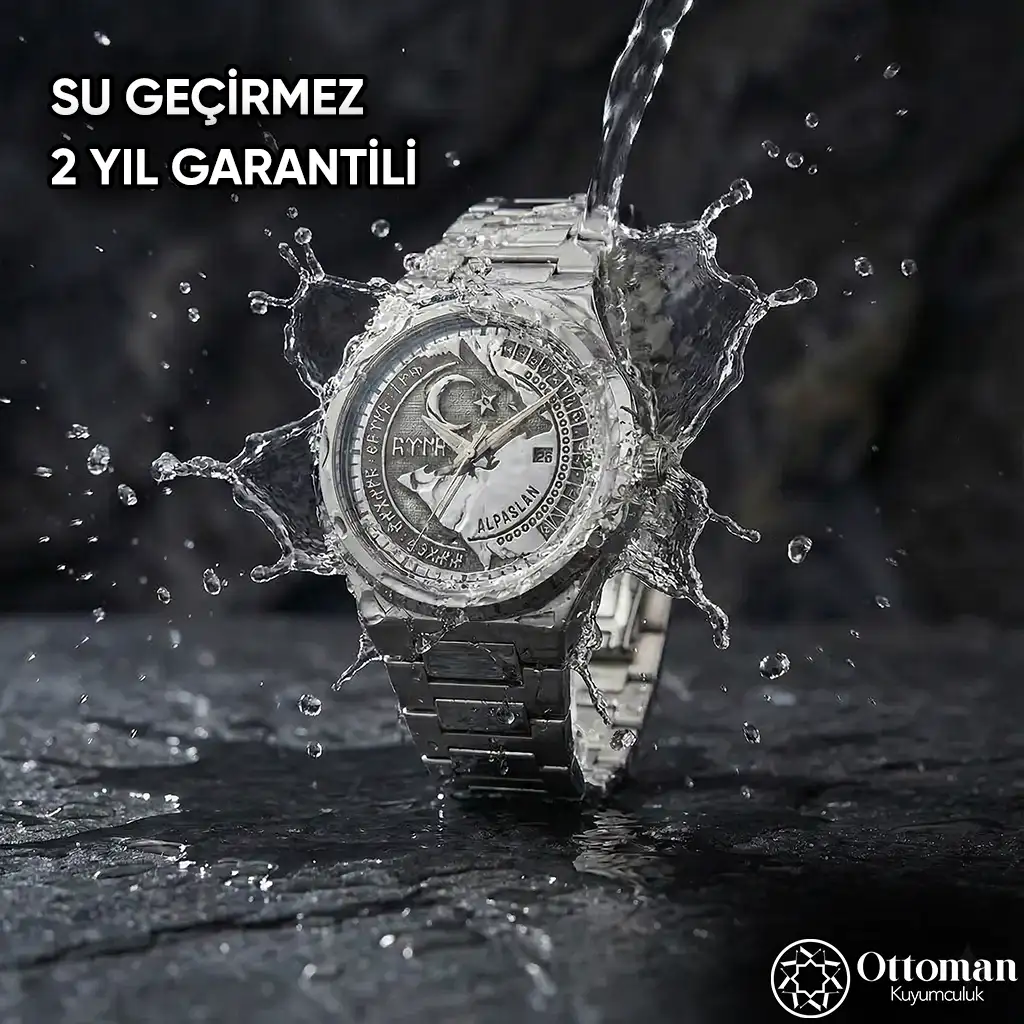 Kişiye Özel Gümüş Kadranlı Kol Saati