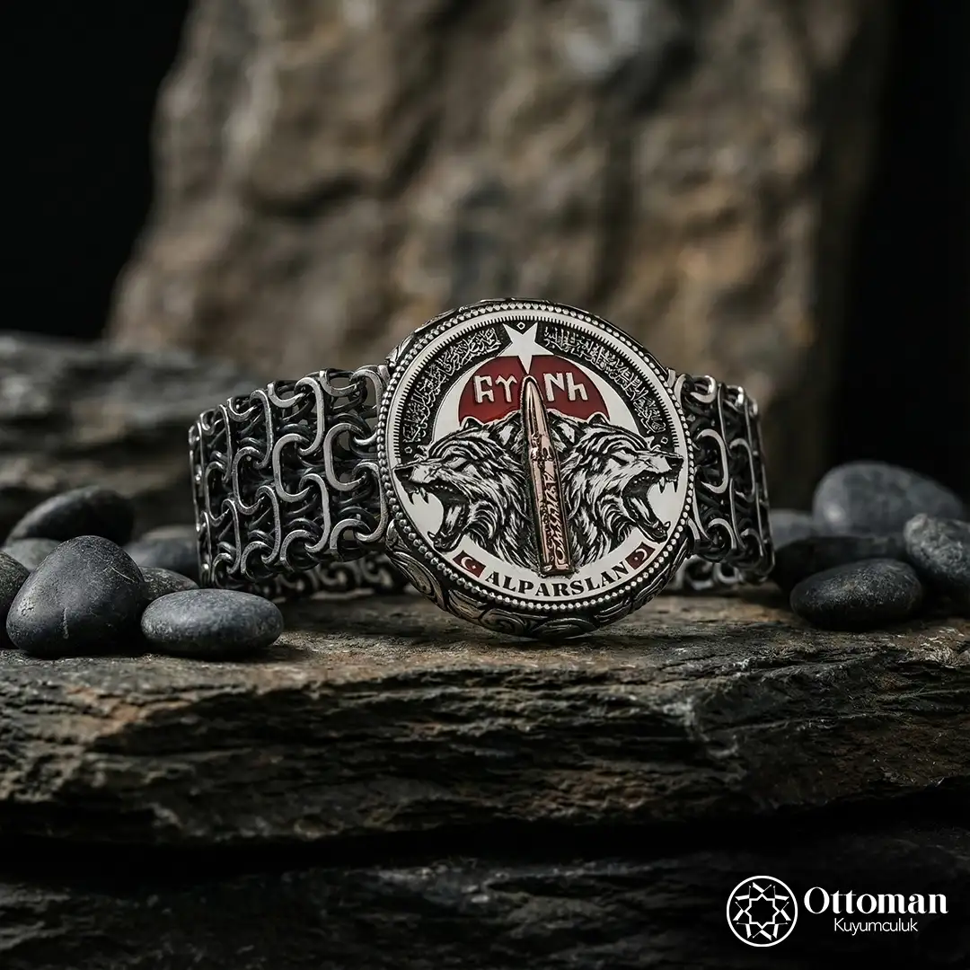 Grey Wolf İntikam Silver Bracelet