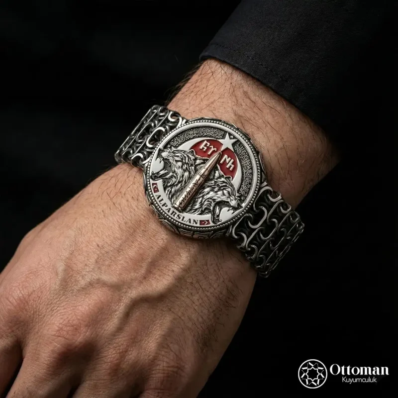 Bozkurt İntikam Gümüş Bileklik