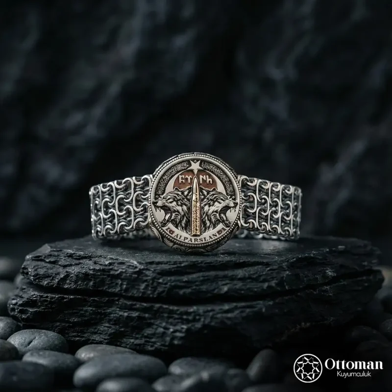 Bozkurt İntikam Gümüş Bileklik