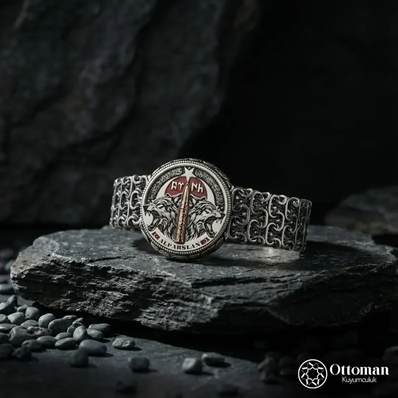 Bozkurt İntikam Gümüş Bileklik