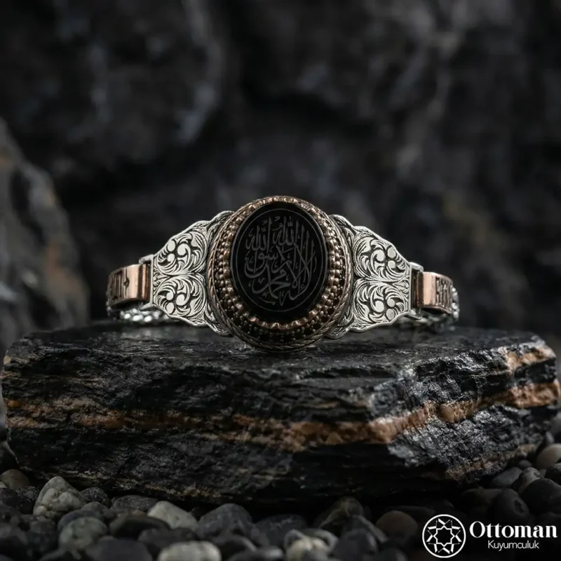 1 Kelime-i Tevhid Gümüş Bileklik