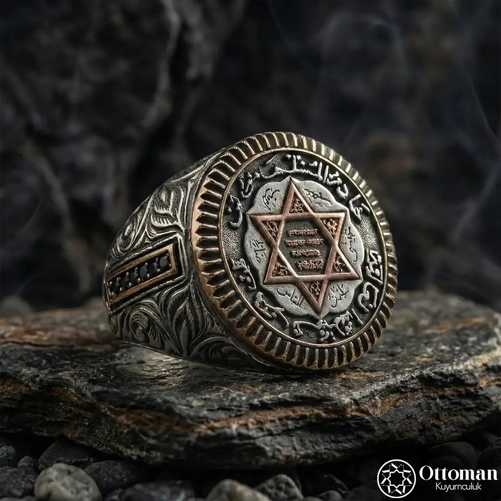 Süleyman Mührü Silver Ring