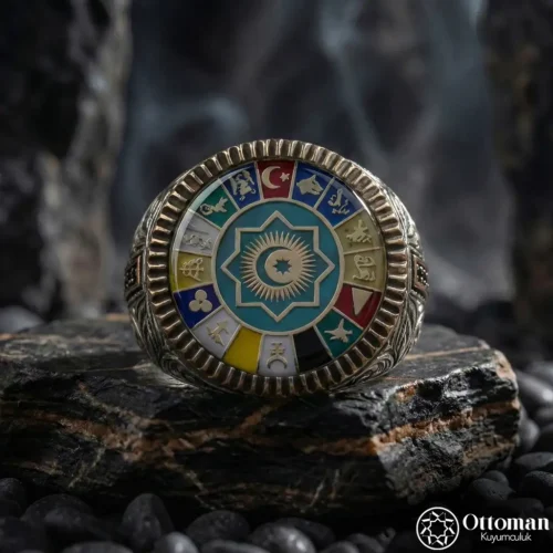 1 16 Türk Devleti Gümüş Yüzük