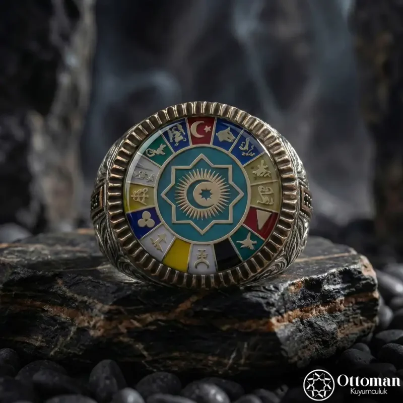 1 16 Türk Devleti Gümüş Yüzük