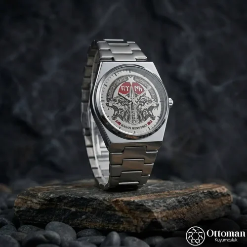 1 İntikam Gümüş Kadranlı Kol Saati