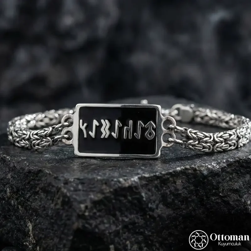 Göktürk Gümüş Bileklik