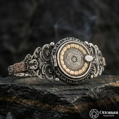 İsimli Dualı Kapaklı Gümüş Bileklik
