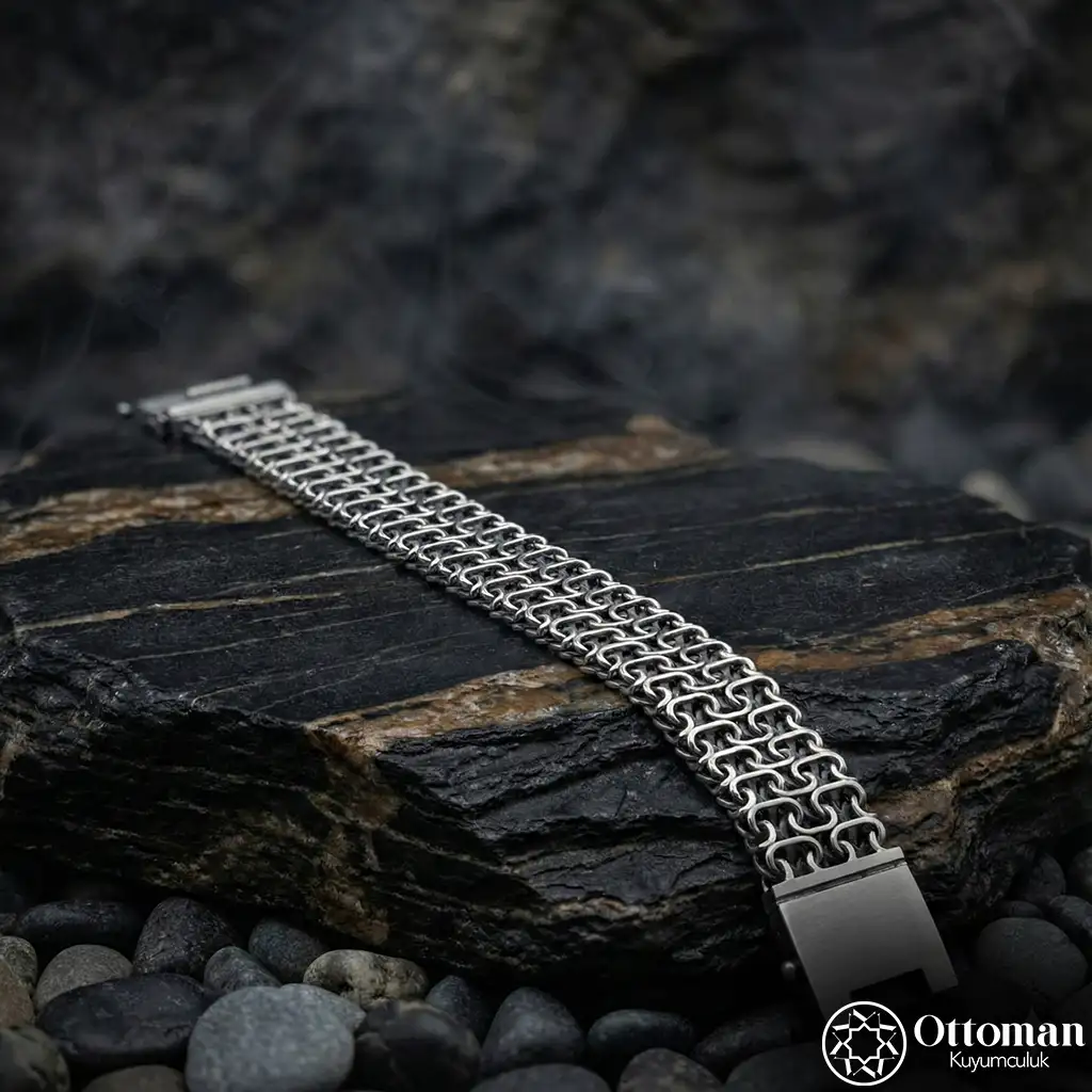 Woven Silver Bracelet